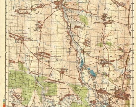 Карта Миколаївського району 1949 року