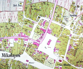 Карта міста Миколаїв, 1856 рік